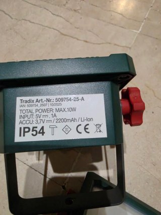 Focos LED Trabajo Parkside (2 unidades)