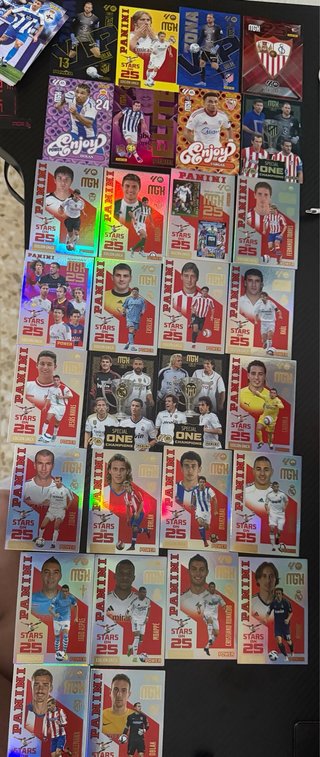 Lote cromos fútbol Megacracks 26/27 165 cartas