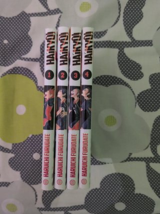 manga Haikyuu del 1 al 4