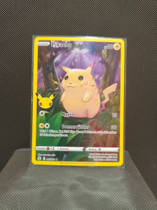Carta Pokémon de Pikachu