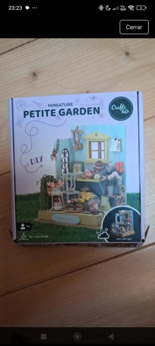 Miniatura Petite Garden DIY con LED