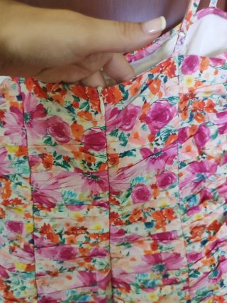 Vestido floral tirantes