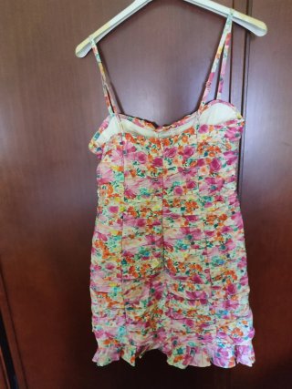 Vestido floral tirantes