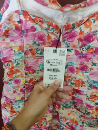 Vestido floral tirantes