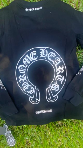 Camiseta Negra estilo Chrome Hearts