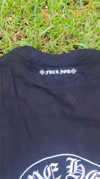 Camiseta Negra estilo Chrome Hearts