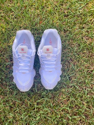 Nike Shox TL Dorado Blanco