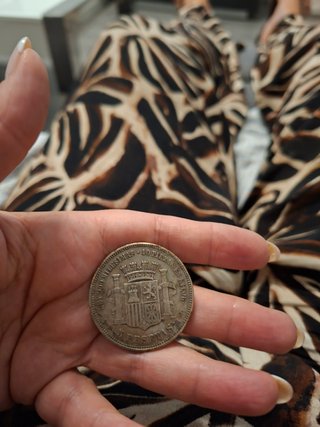 Moneda 5 Pesetas España 1870