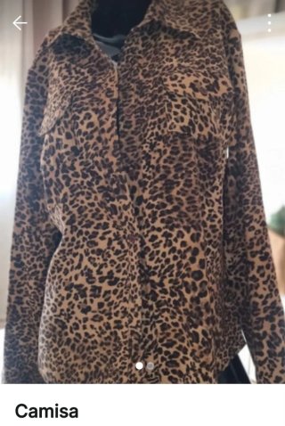 Camisa estampada leopardo
