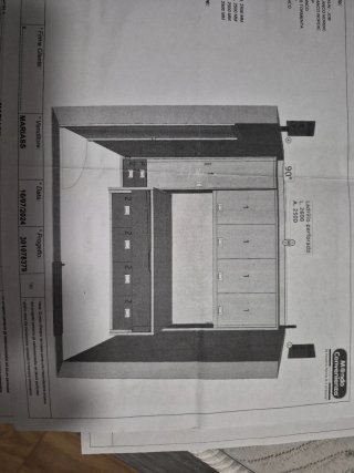 Cama modular con cajones