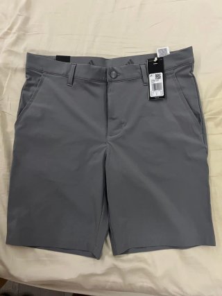 Bermudas Golf Adidas Hombre Gris Nuevas