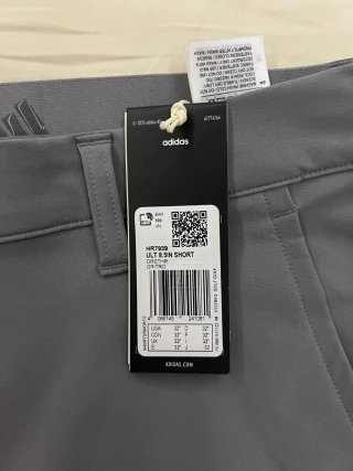 Bermudas Golf Adidas Hombre Gris Nuevas