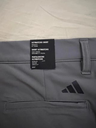 Bermudas Golf Adidas Hombre Gris Nuevas