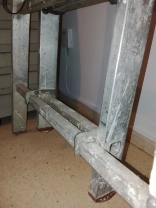 Escalera transformable 2 tramos. 2m35, cada tramo.