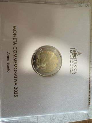 Lote 3 Monedas Vaticano 2025 Conmemorativas