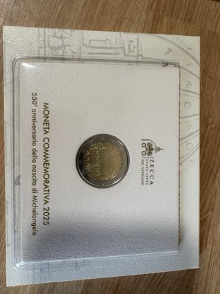 Lote 3 Monedas Vaticano 2025 Conmemorativas