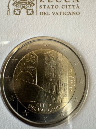 Lote 3 Monedas Vaticano 2025 Conmemorativas