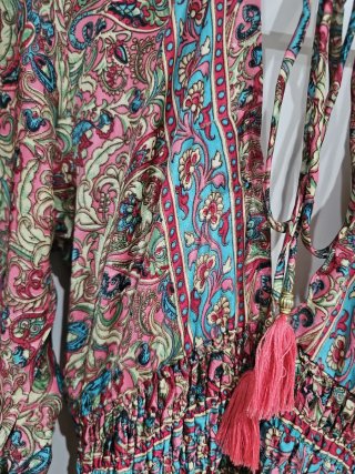 Vestido estampado boho chic