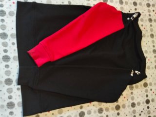 Sudadera Kelme niño negra y roja