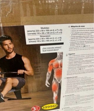 Máquina de remo Crivit A Estrenar