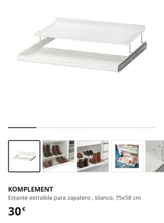 Zapatero extraíble Ikea Pax