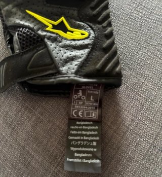 Guantes Alpinestars Negro/Amarillo
