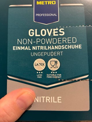 Guantes Nitrilo Metro Professional Talla L
