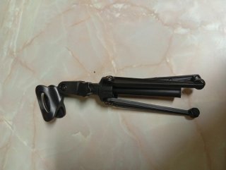 Suporte de Micrófono de sobremesa negro