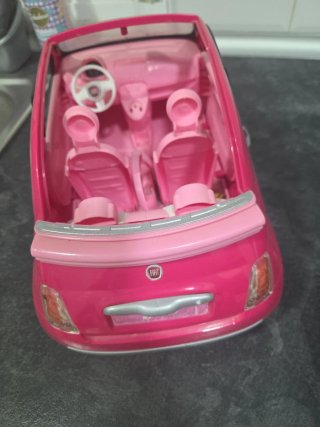 Coche Barbie Rosa Convertible