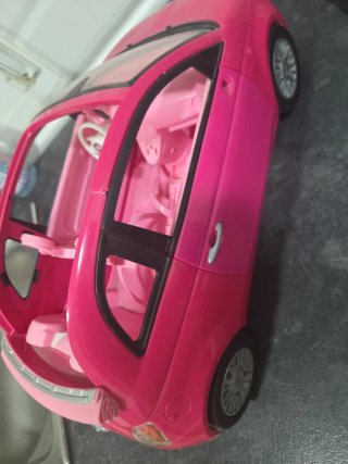 Coche Barbie Rosa Convertible