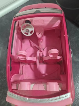 Coche Barbie Rosa Convertible