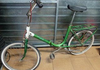 Bicicleta plegable GAC antigua