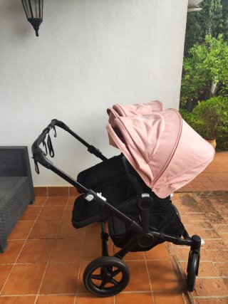 Carrito Bugaboo Donkey 5 Doble Rosa