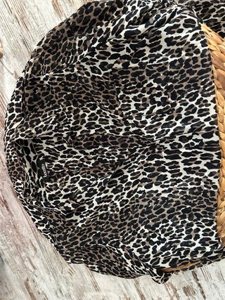 Vestido estampado leopardo