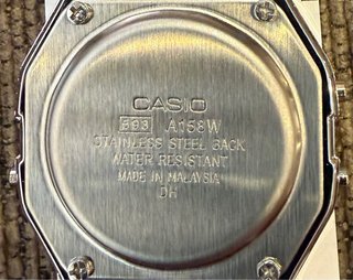 Reloj C Digital Plata WR Nuevo