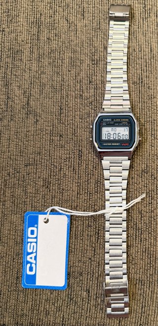 Reloj C Digital Plata WR Nuevo