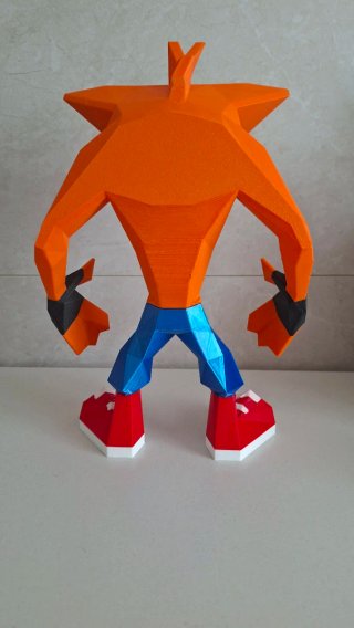 Figura Crash Bandicoot Impresa 3D
