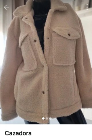 Chaqueta borreguito beige