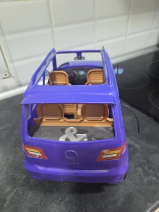 Coche Barbie Lila Descapotable