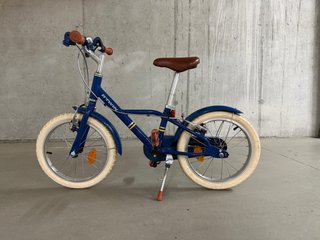 Bicicleta infantil azul Decathlon BTWIN