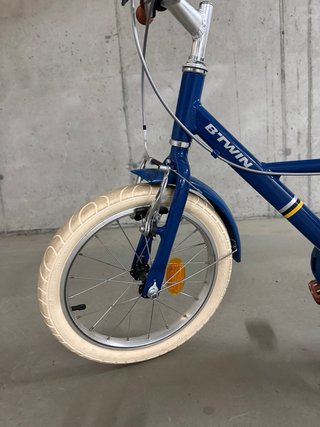 Bicicleta infantil azul Decathlon BTWIN