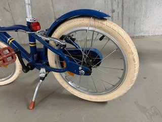 Bicicleta infantil azul Decathlon BTWIN