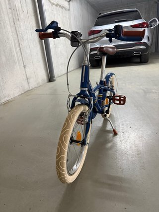 Bicicleta infantil azul Decathlon BTWIN