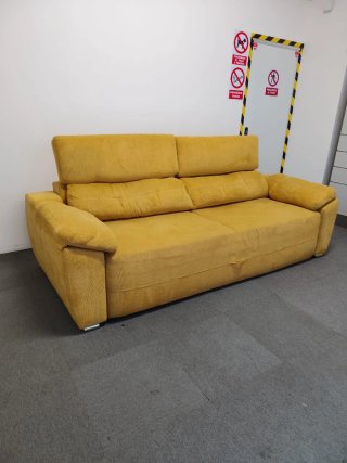 SOFA CAMA TELA AMARILLO