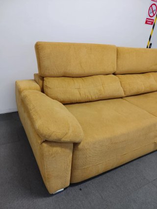 SOFA CAMA TELA AMARILLO