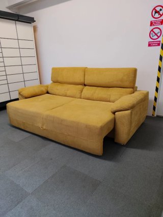 SOFA CAMA TELA AMARILLO