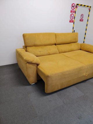 SOFA CAMA TELA AMARILLO