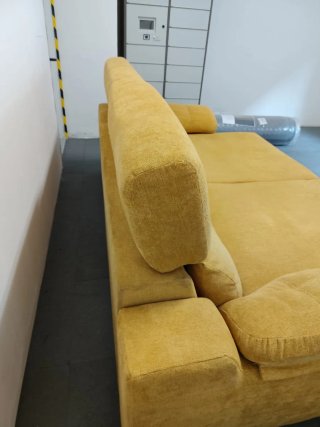 SOFA CAMA TELA AMARILLO