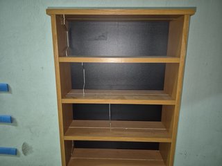 Estantería CDs/Casetes Madera y Metal