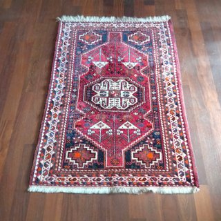 Alfombra Persa Shiraz tejida a mano (Lana) 124*177